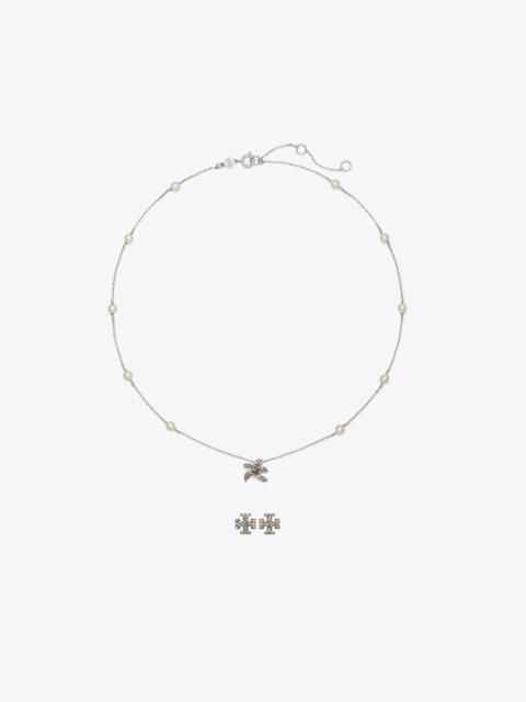 TORY BURCH Moondance Pendant and Earrings Gift Set