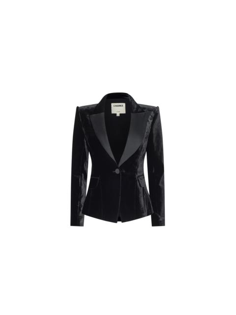 L'AGENCE Philippa Velvet Blazer