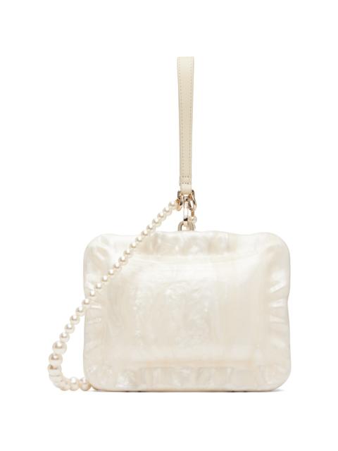 Simone Rocha White Pearl Crossbody Pillowcase Bag