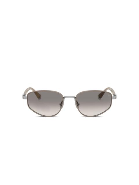 Brunello Cucinelli geometric-frame sunglasses