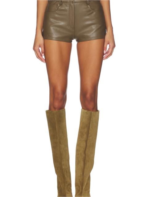 NORMA KAMALI High Waist Jean Short