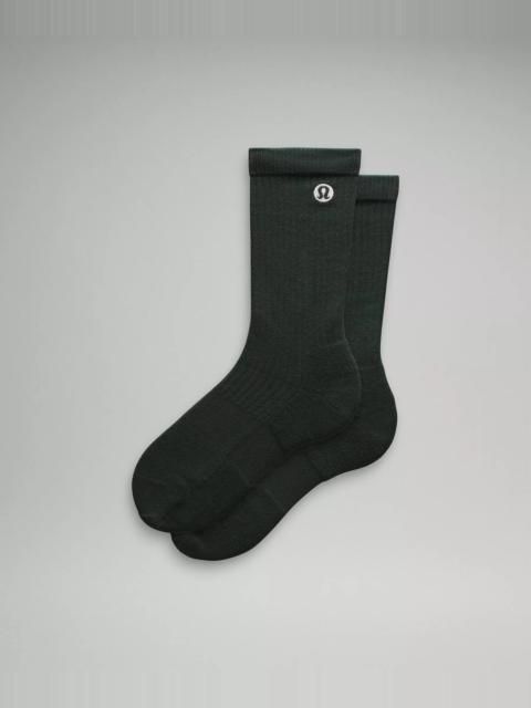 lululemon Men's Daily Stride Ribbed Comfort Crew Socks