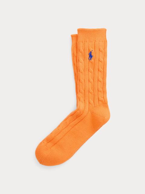 Polo Ralph Lauren Cable-Knit Crew Socks