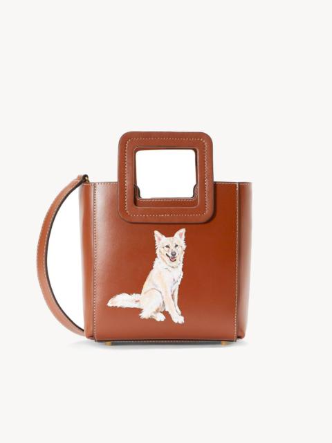 STAUD STAUD CUSTOM MINI SHIRLEY LEATHER BAG | TAN