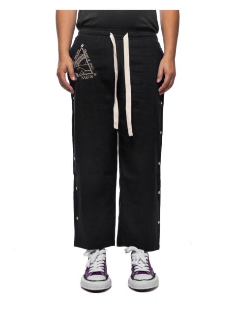 KARTIK RESEARCH S.W.C. & Kartik Research Drawstring Track Pant Black