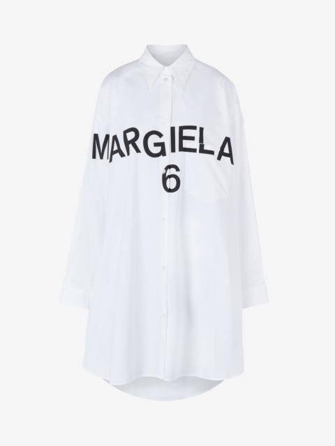 MM6 Maison Margiela Margiela 6 poplin shirt-dress