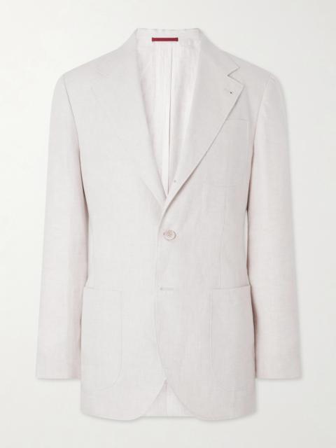 Brunello Cucinelli Linen-Twill Suit Jacket
