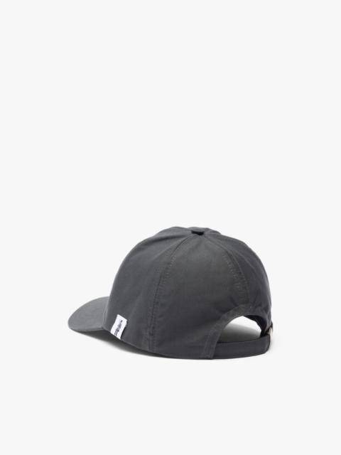 Mackintosh TIPPING GREY WAXED COTTON BASEBALL CAP | ACC-HA04