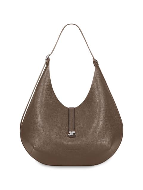 courrèges Women's Holy Leather Hobo Bag - Light Mocha