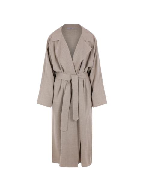 DUŠAN herringbone-pattern coat