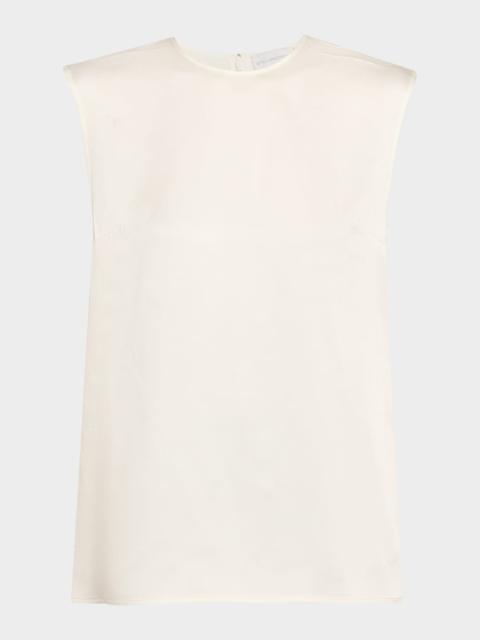 Stella McCartney Satin Sleeveless Top