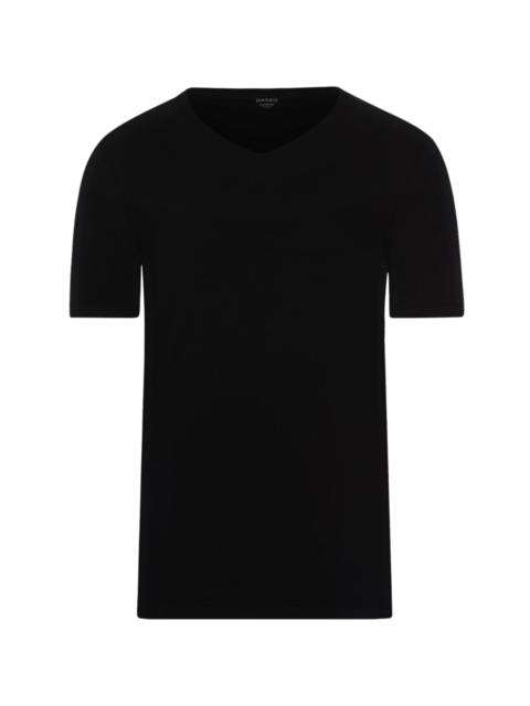 HANRO Sea Island Cotton Cotton V-Neck T-Shirt
