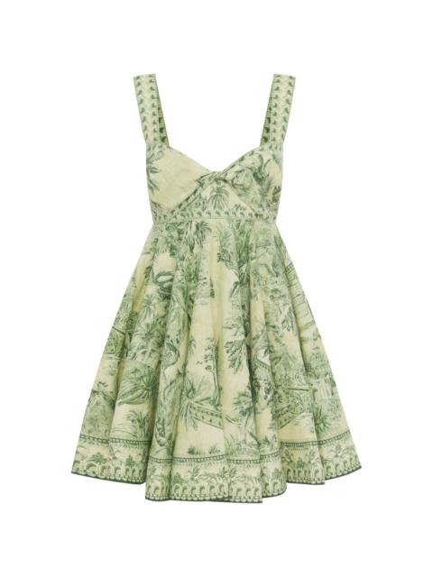 ALÉMAIS Sara Mini Twist Sundress