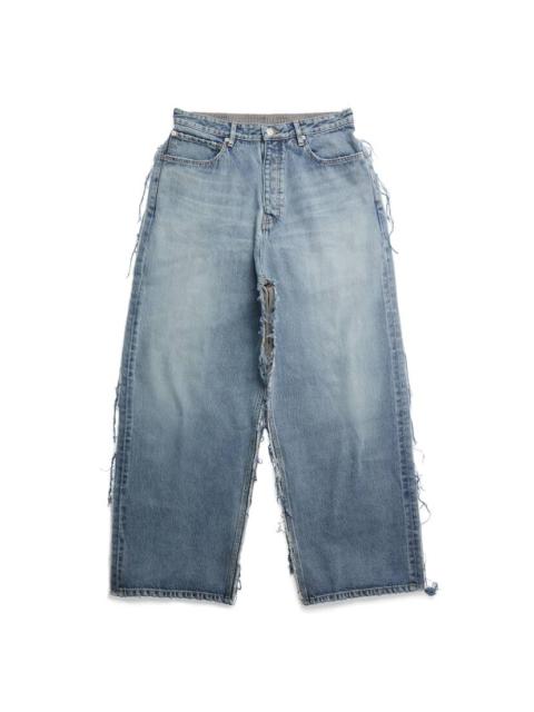 Men's Hybrid Baggy Pants in Light Blue