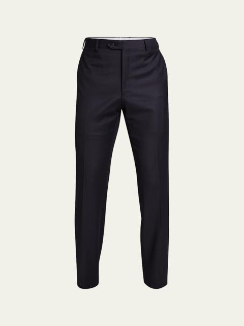Brioni Men's Tigulli Solid Wool Trousers