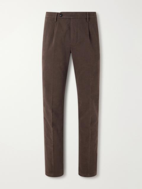 massimo alba Ionio2 Straight-Leg Cotton-Blend Trousers