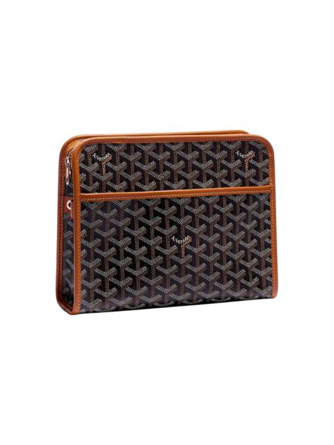 Goyard Jouvence Toiletry Bag MM "Black / Tan" GOY84