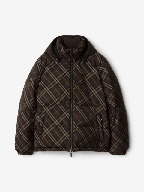 Burberry Reversible Check Snowdon Puffer Jacket