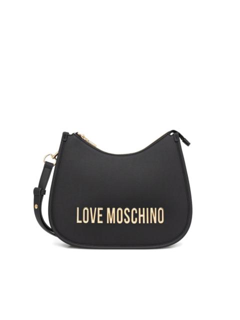 Moschino logo lettering shoulder bag
