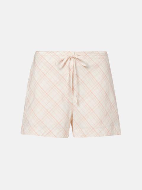 Burberry Burberry Check cotton shorts