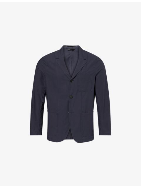 Sunspel Single-Breasted Lightweight Cotton Poplin Jacket