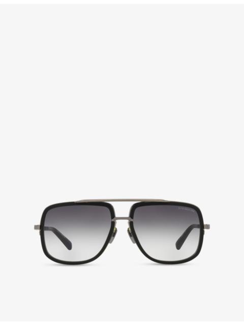 DITA D4000450 MACH ONE DRX 2030 Square-Frame Titanium Sunglasses