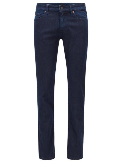 BOSS SLIM-FIT JEANS IN BLUE COMFORT-STRETCH DENIM