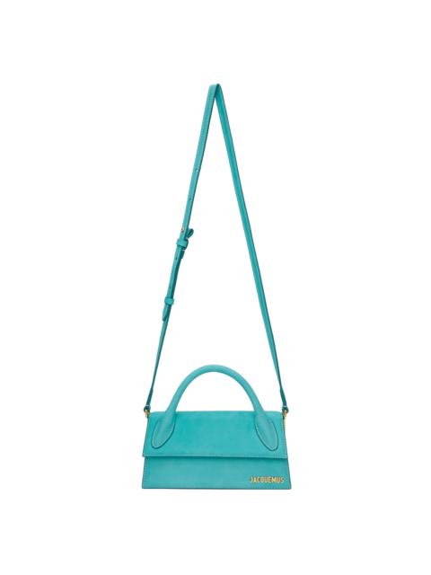 JACQUEMUS Blue La Montagne 'Le Chiquito Long' Clutch