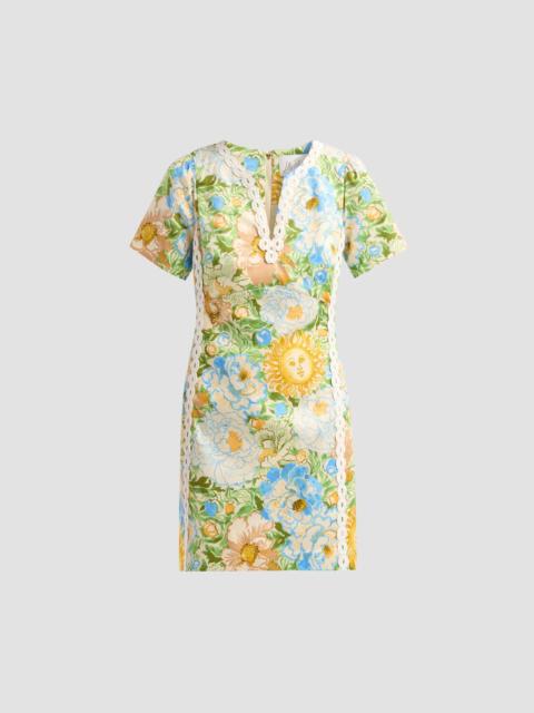 Lilly Pulitzer Women's Minerva Stretch Sheath Mini Dress - Rutabaga Sympeony