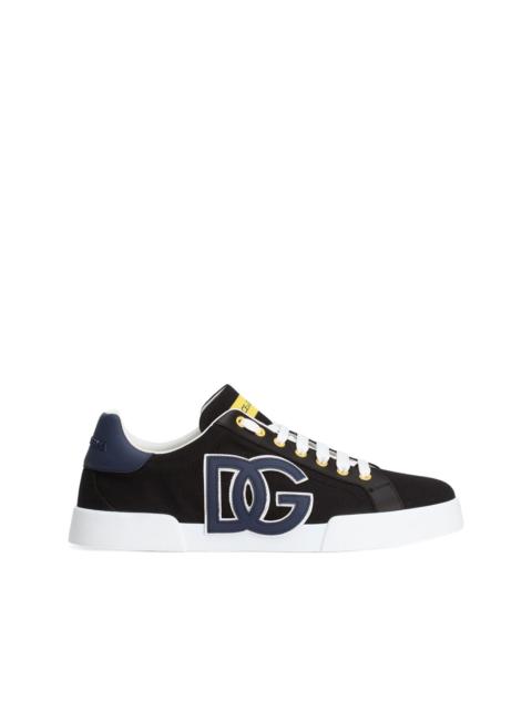 Dolce & Gabbana Portofino logo-embellished low-top sneakers