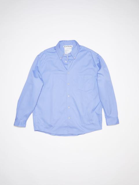 Acne Studios Button-up overshirt - Cornflower blue | REVERSIBLE