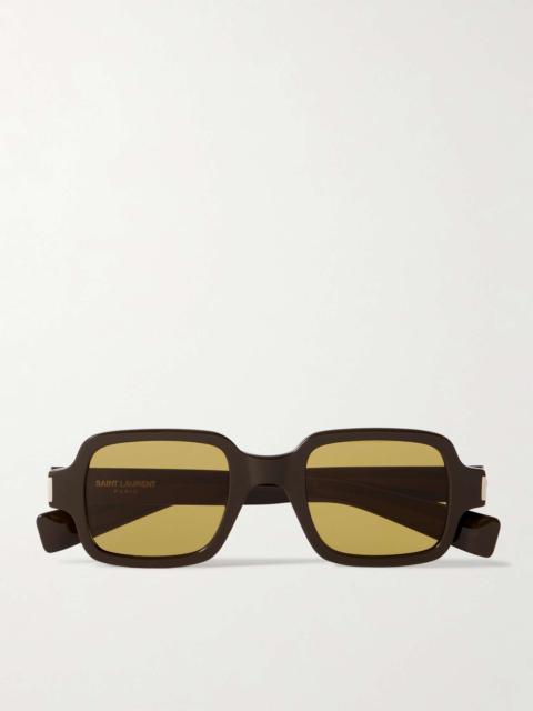 Square-Frame Acetate Sunglasses