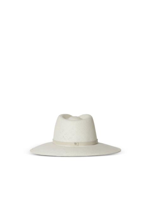 Janessa Leoné Valentine leather-trim hat