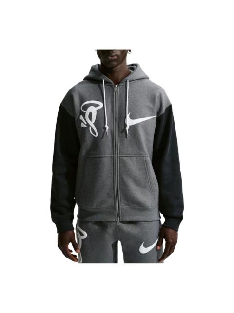Nike Nike Solo Swoosh x Syna Fleece Full-Zip Hoodie 'Grey' IQ0533-063