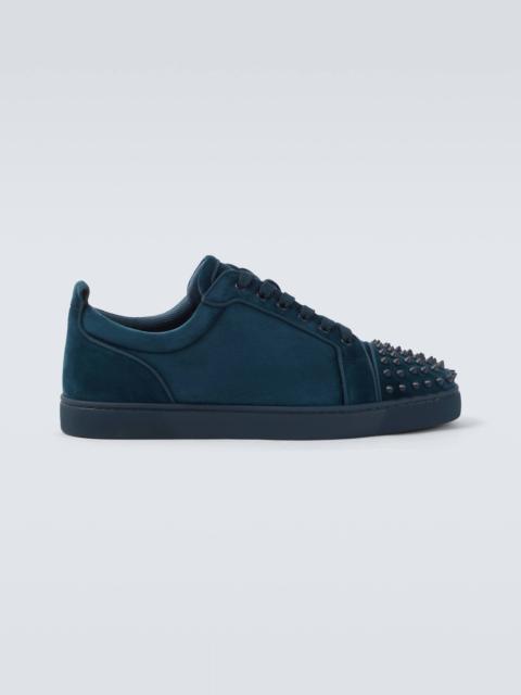 Christian Louboutin Louis Junior Spikes embellished suede sneakers