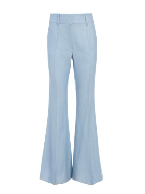 GABRIELA HEARST Rhein Pant in Stone Blue Silk Virgin Wool