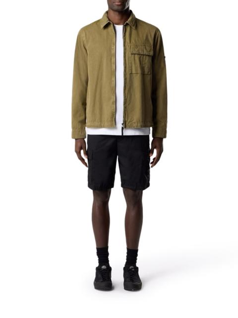 CARGO BERMUDA SHORTS WITH REMOVABLE BADGE