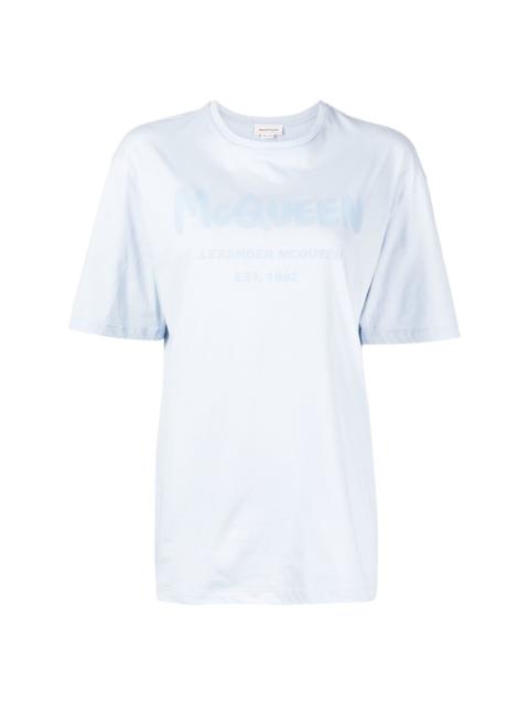 Alexander McQueen logo-print cotton t-shirt