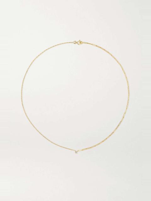 Yvonne Léon 18-karat gold diamond necklace