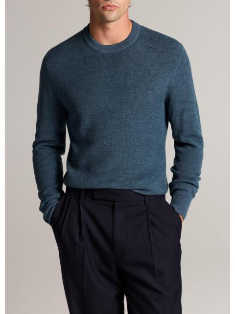 Vince Micro-Mesh Crew Neck Sweater