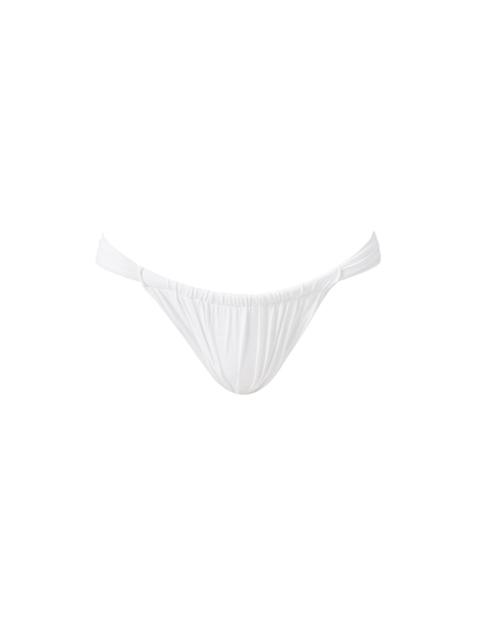 MELISSA ODABASH EXCLUSIVE CORVO WHITE BIKINI BOTTOM