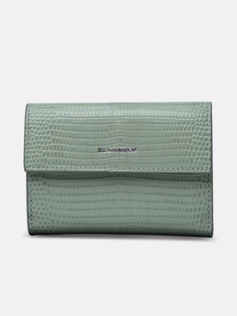 PASTEL GREEN CALF LEATHER WALLET