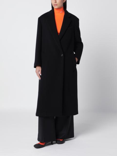 Loewe Black wool and cashmere coat