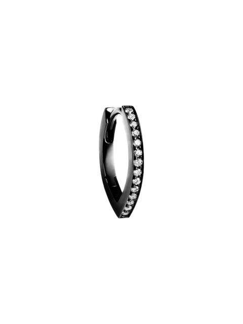 REPOSSI Women's Antifer 18K Black Gold & 0.07 TCW Diamond Single Hoop Earring