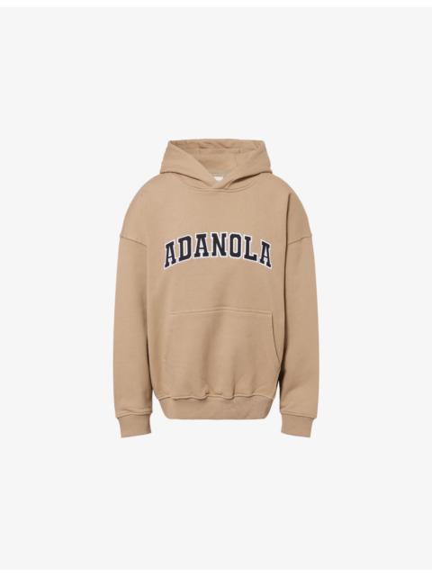 ADANOLA Varsity Oversized Cotton Hoodie