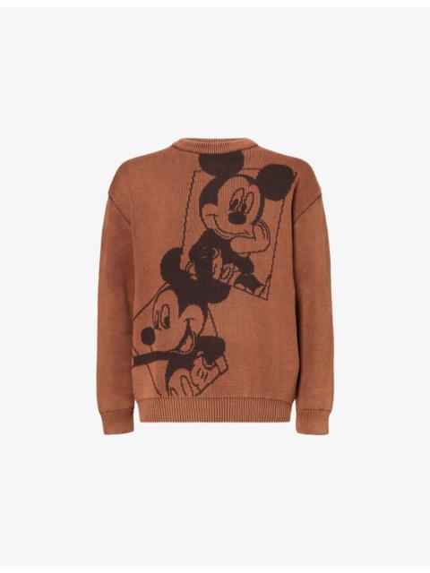 thisisneverthat® thisisneverthat x Disney Mickey Frame Cotton Knitted Jumper