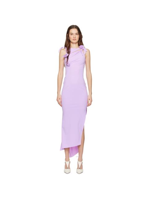 COPERNI Purple Flower Maxi Dress