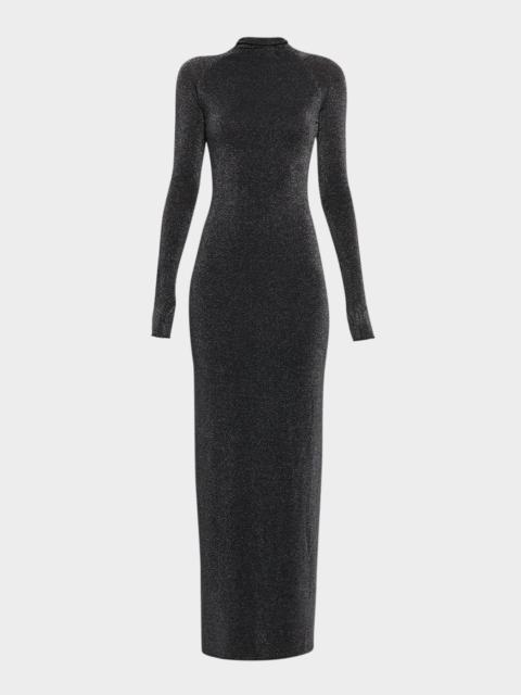 SIR. Chiano Long-Sleeve Sparkly Knit Dress