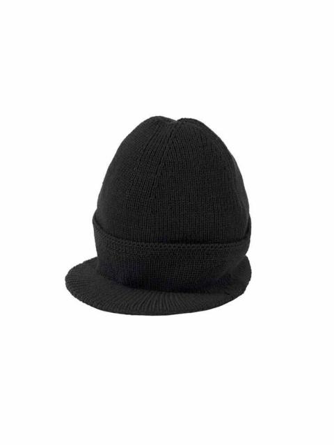 visvim VS VISOR KNIT BEANIE BLACK