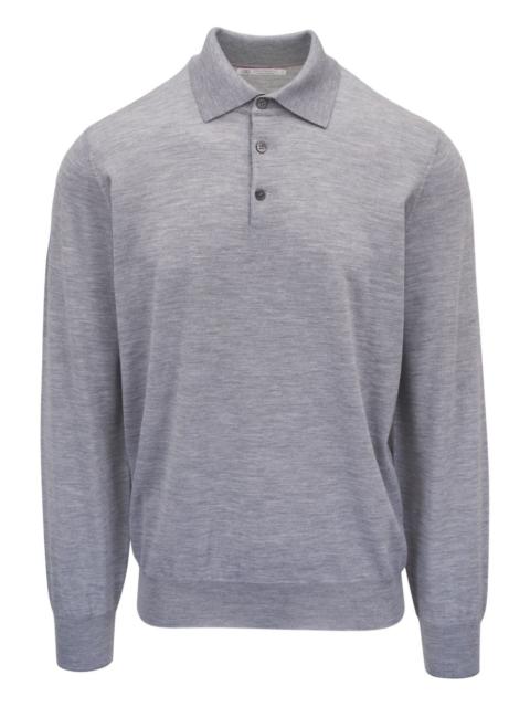 Brunello Cucinelli long-sleeve polo shirt